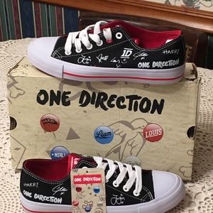 New Limited Editiin One Direction Sneakers. Size 7